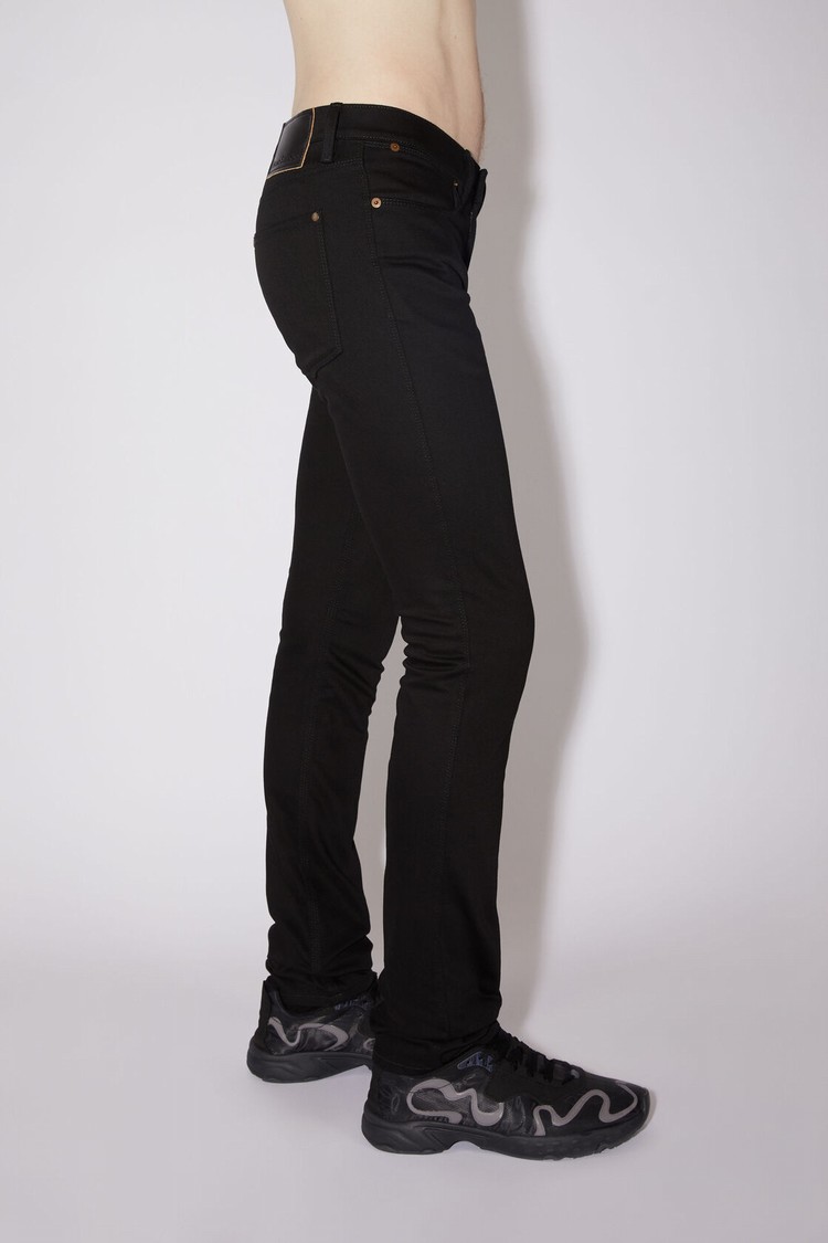 Black / Black Acne Studios Slim Fit - Max Men's Jeans | GTXS-91284