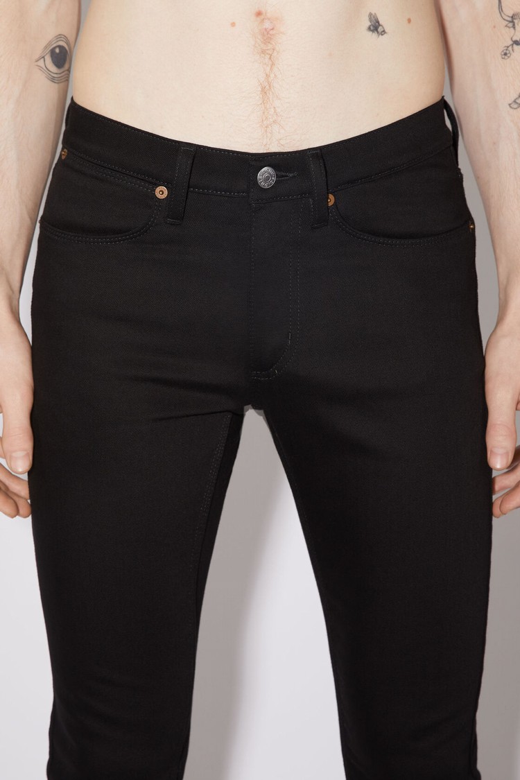 Black / Black Acne Studios Slim Fit - Max Men's Jeans | GTXS-91284