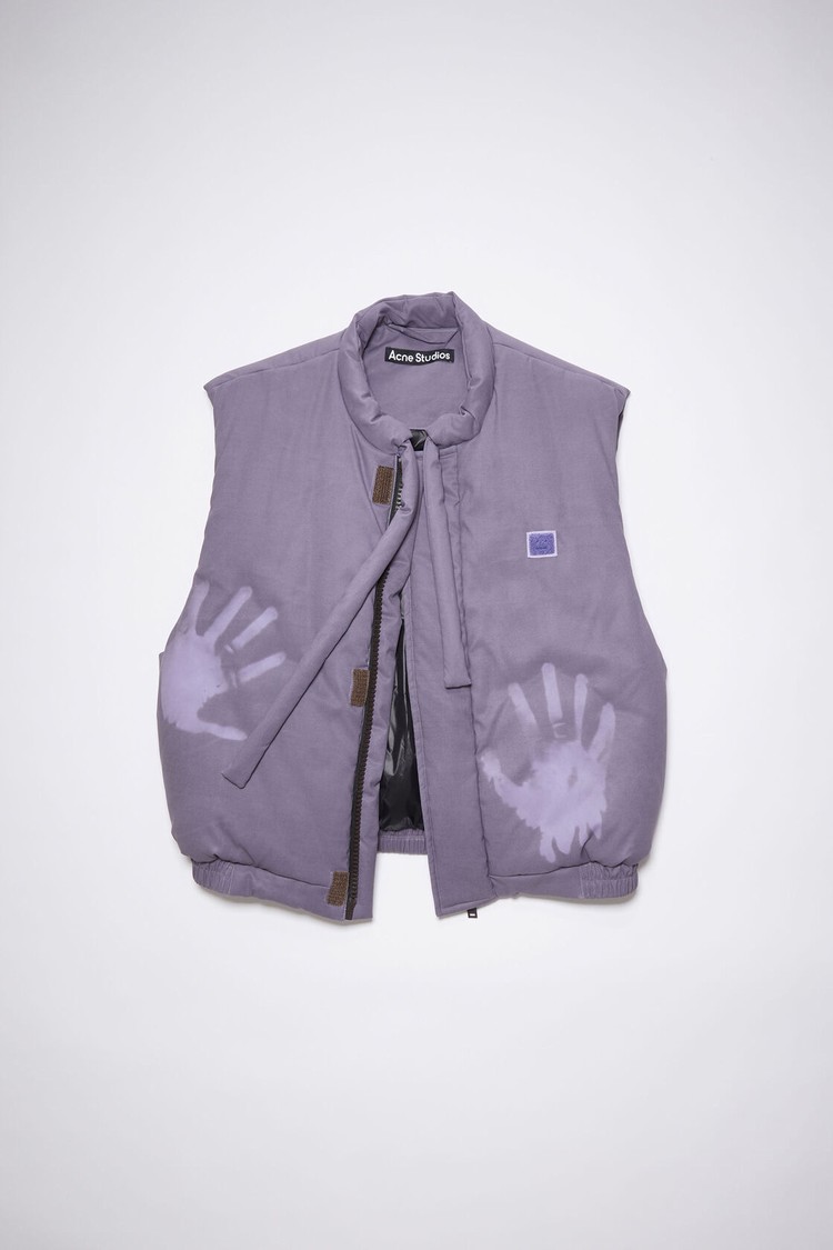 Black / Purple Acne Studios Heat Reactive Women's Vest | OVTI-31958