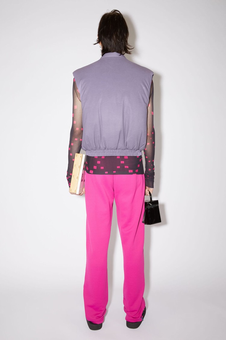 Black / Purple Acne Studios Heat Reactive Men's Vest | PGZO-06178