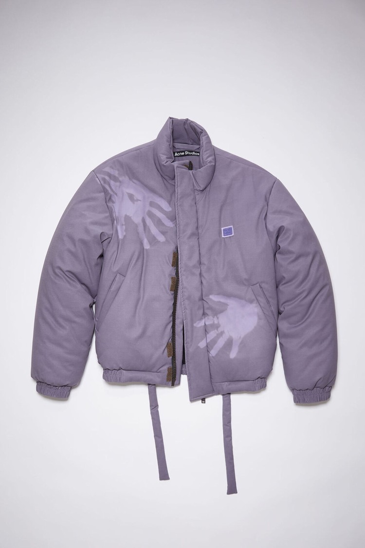 Black / Purple Acne Studios Heat Reactive Women's Jackets | RUPE-85102