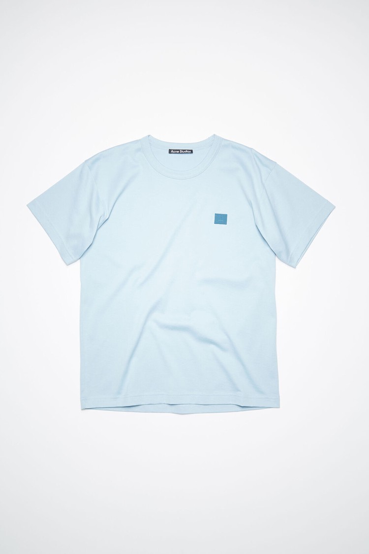 Blue Acne Studios Crew Neck Men's T Shirts | HMGY-02318