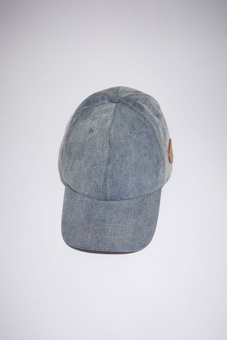 Blue Acne Studios Denim Caps | CFNL-76512