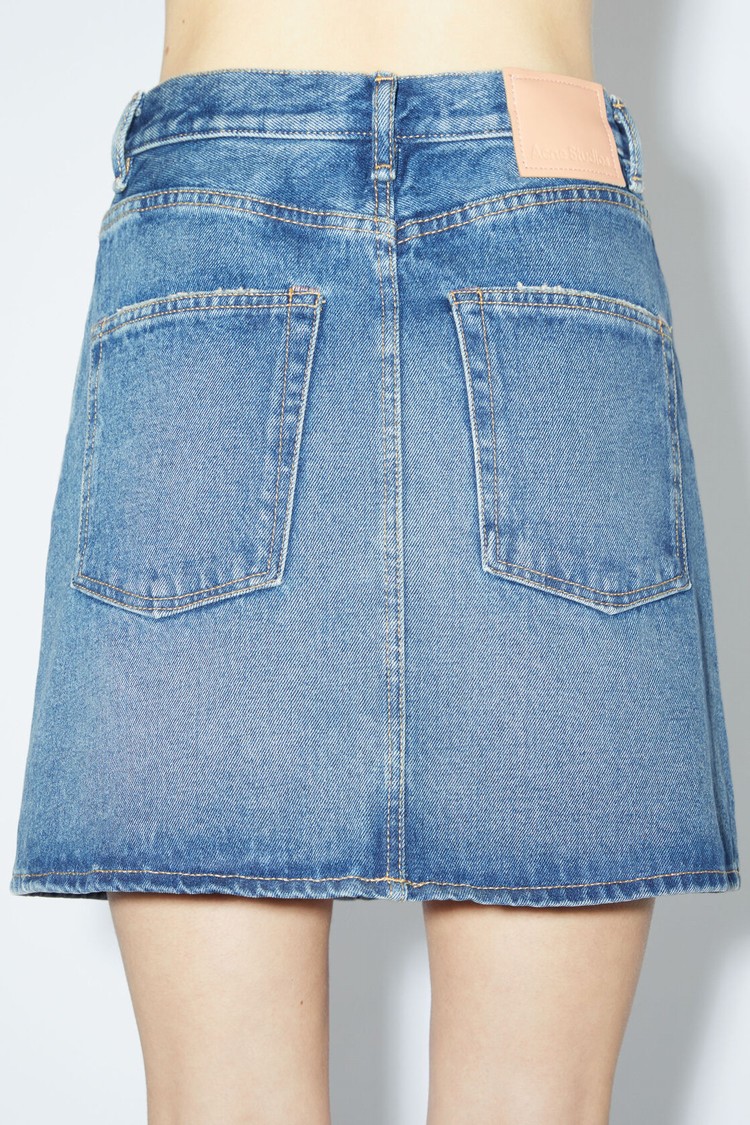 Blue Acne Studios Denim Mini Women's Skirts | HSGK-91430