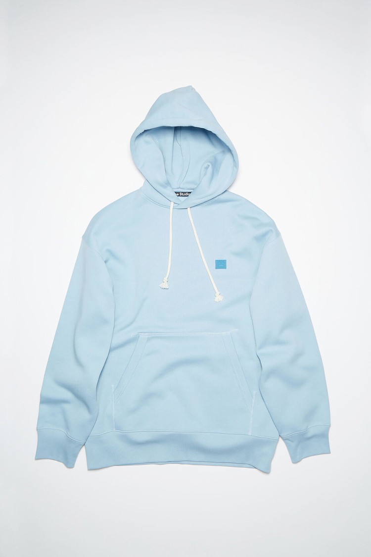 Blue Acne Studios Hooded Men's Hoodie | PQYL-30615