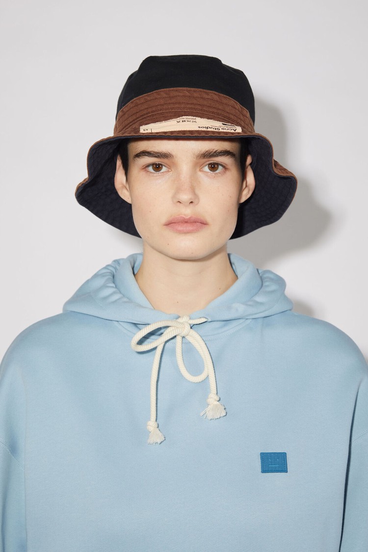 Blue Acne Studios Hooded Women's Hoodie | QNCS-47305