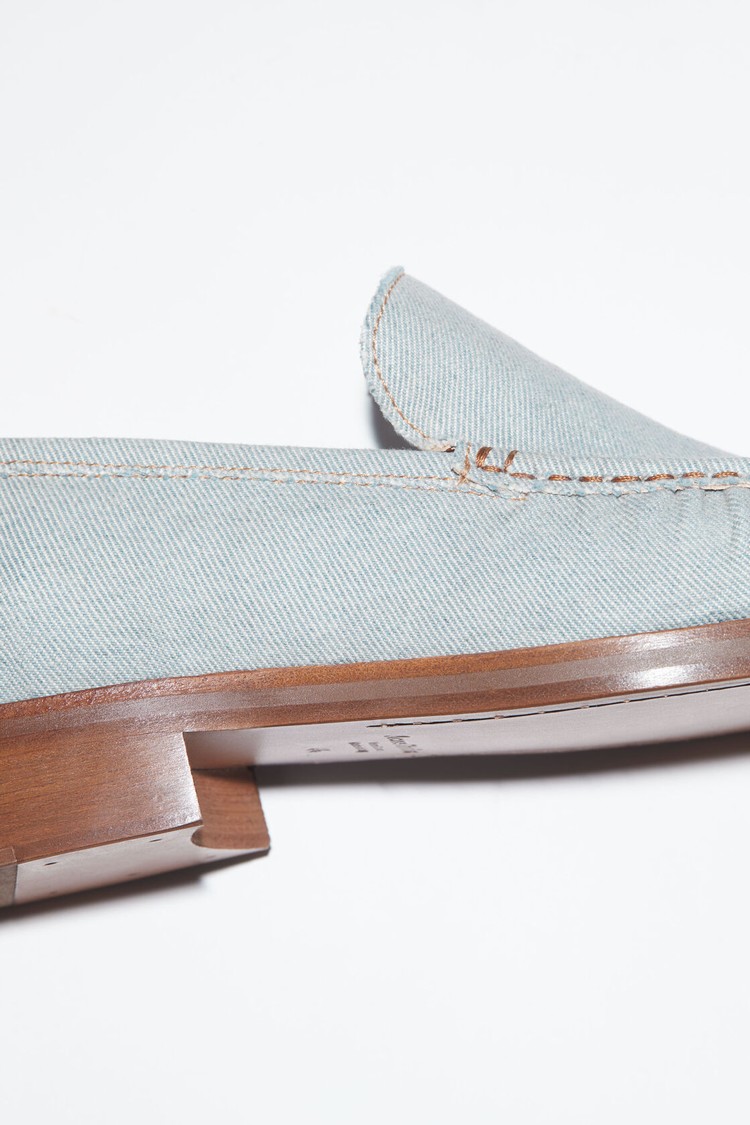 Blue Acne Studios Leathers Men's Loafers | ZILD-16932