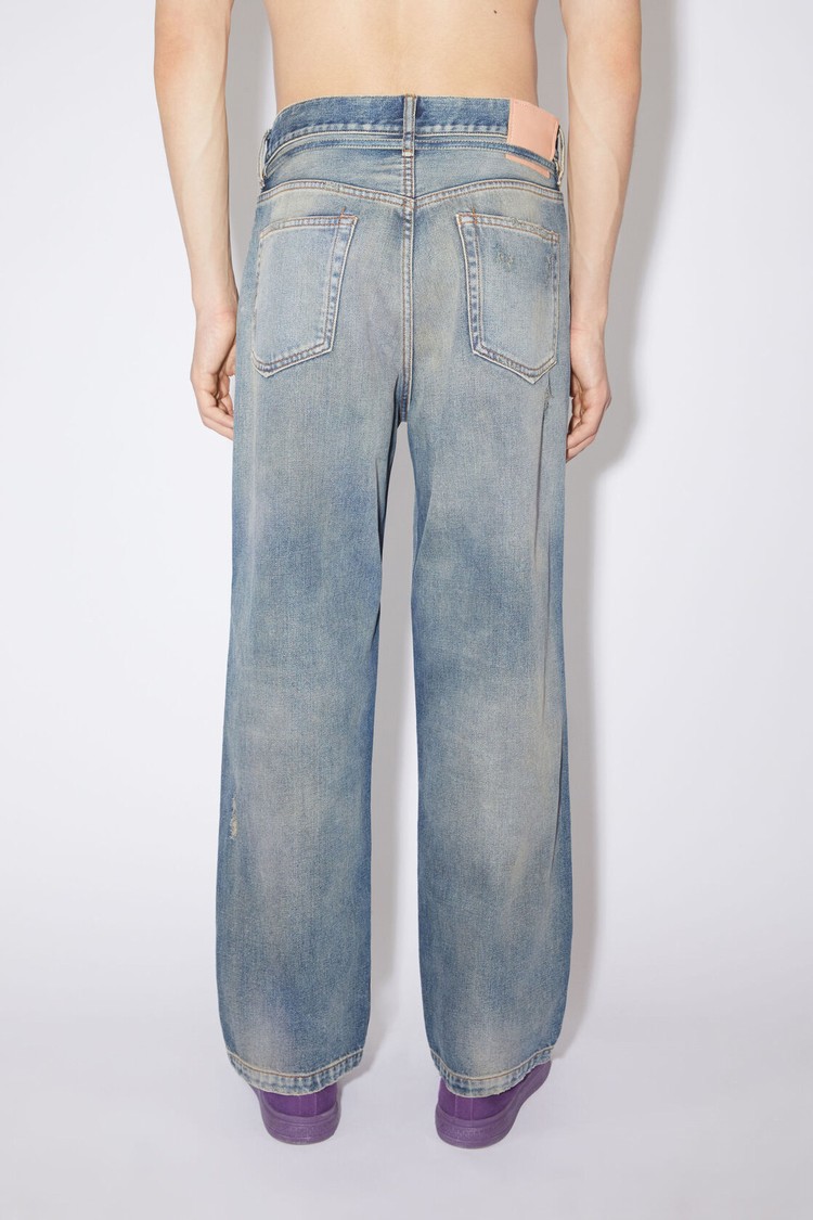 Blue Acne Studios Loose Fit - 1991 Toj Men's Jeans | FVCY-03716