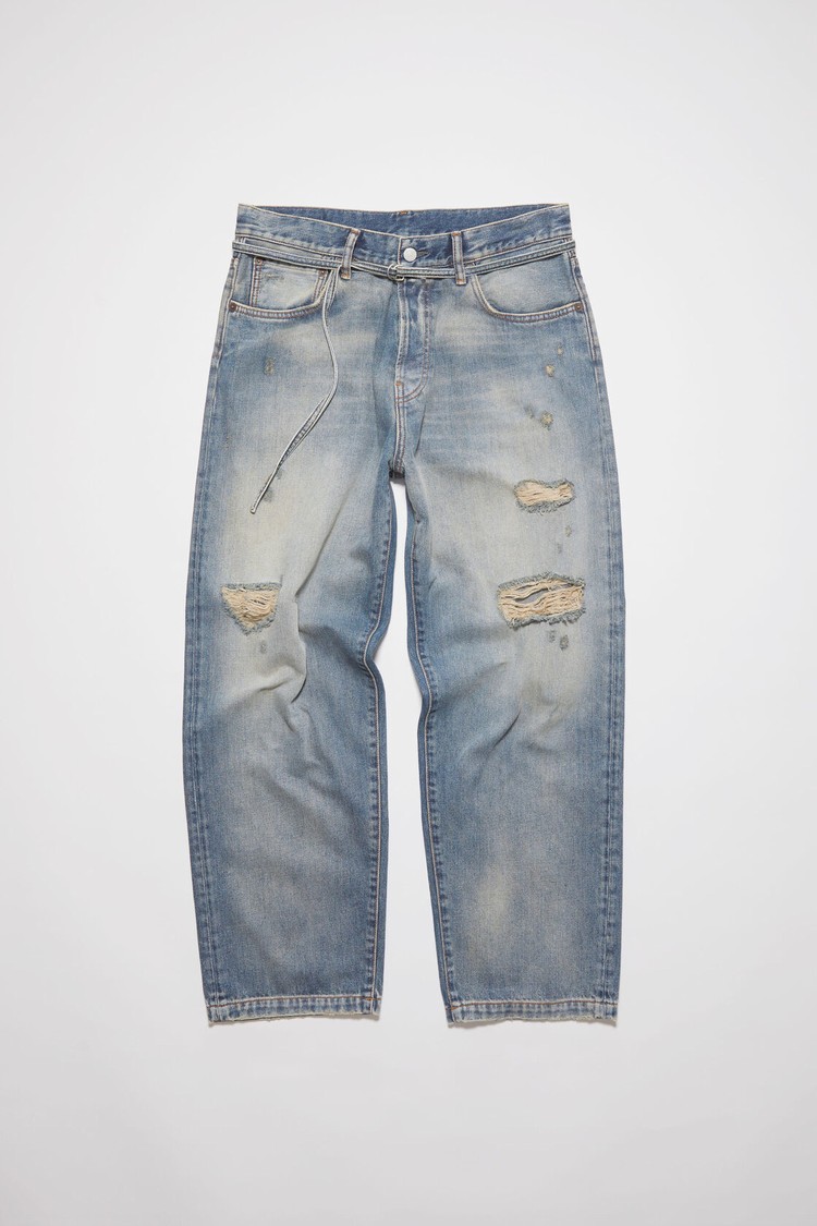 Blue Acne Studios Loose Fit - 1991 Toj Men's Jeans | FVCY-03716