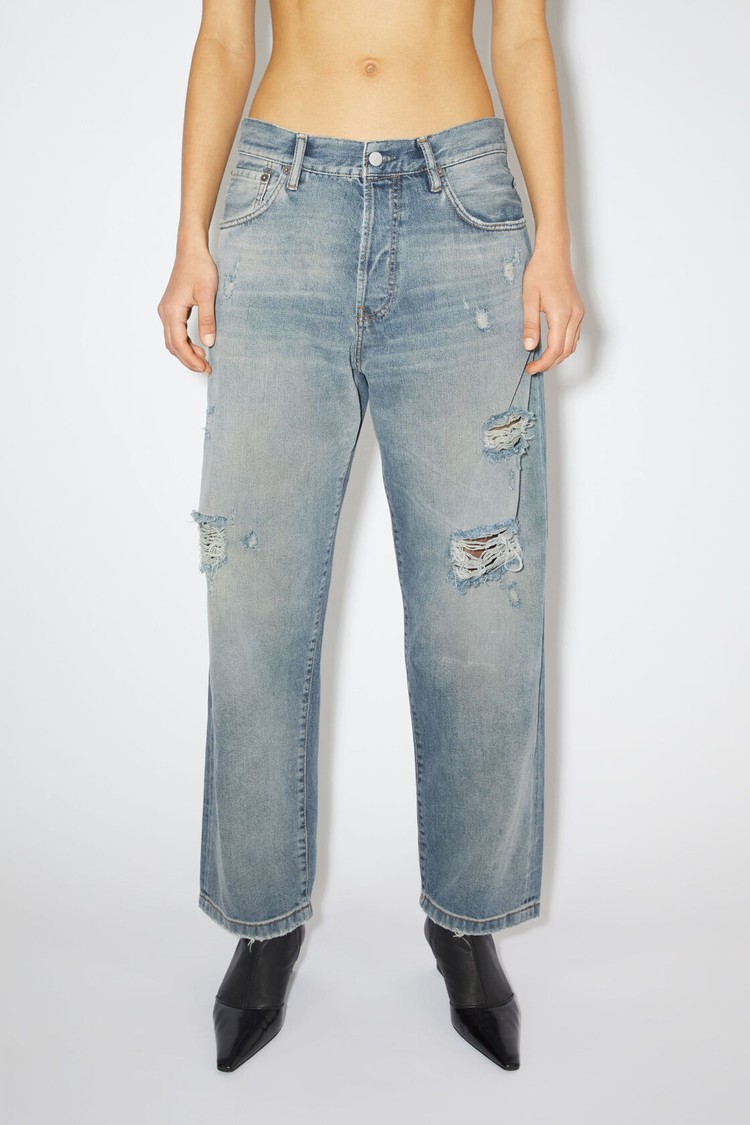 Blue Acne Studios Loose Fit - 1991 Toj Women's Jeans | NBKG-79632