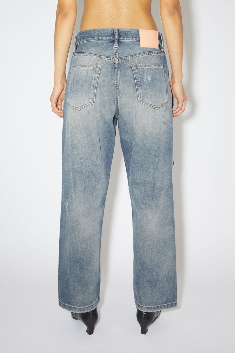 Blue Acne Studios Loose Fit - 1991 Toj Women's Jeans | NBKG-79632