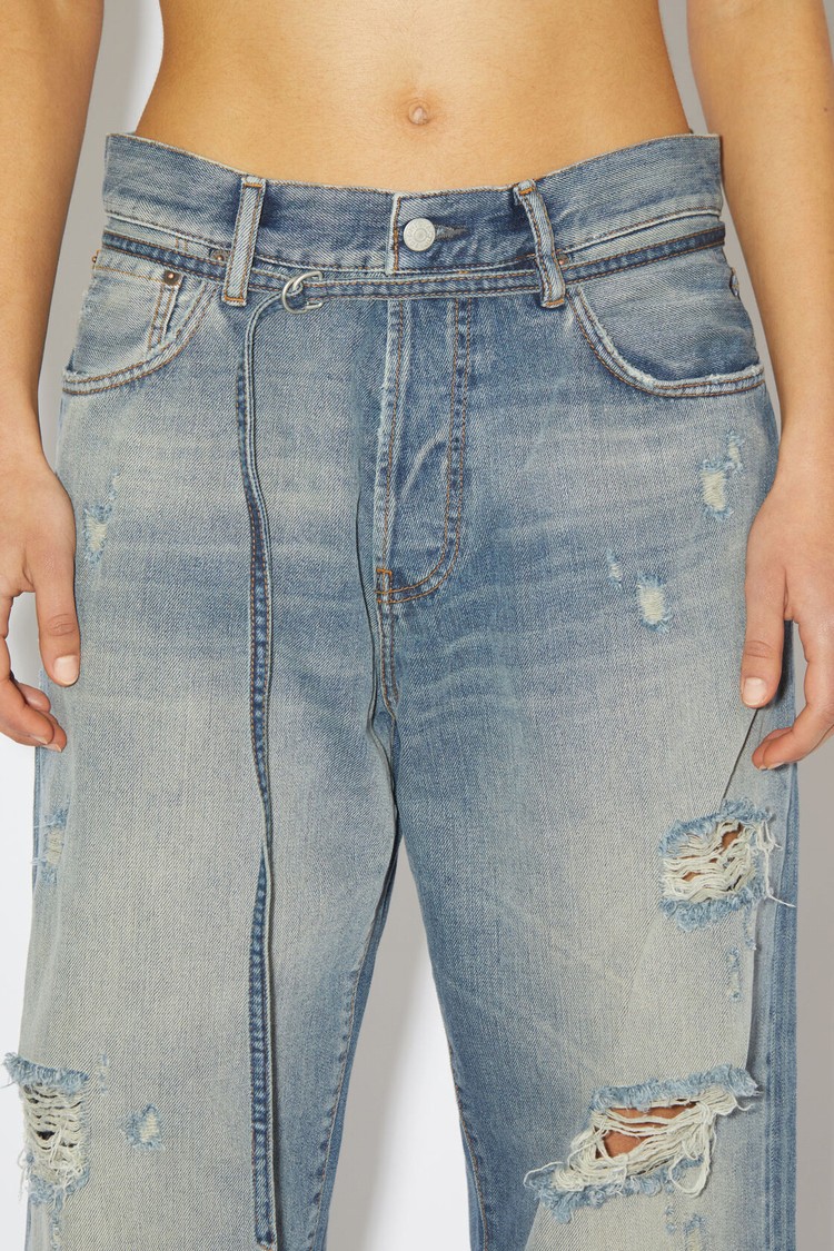 Blue Acne Studios Loose Fit - 1991 Toj Women's Jeans | NBKG-79632