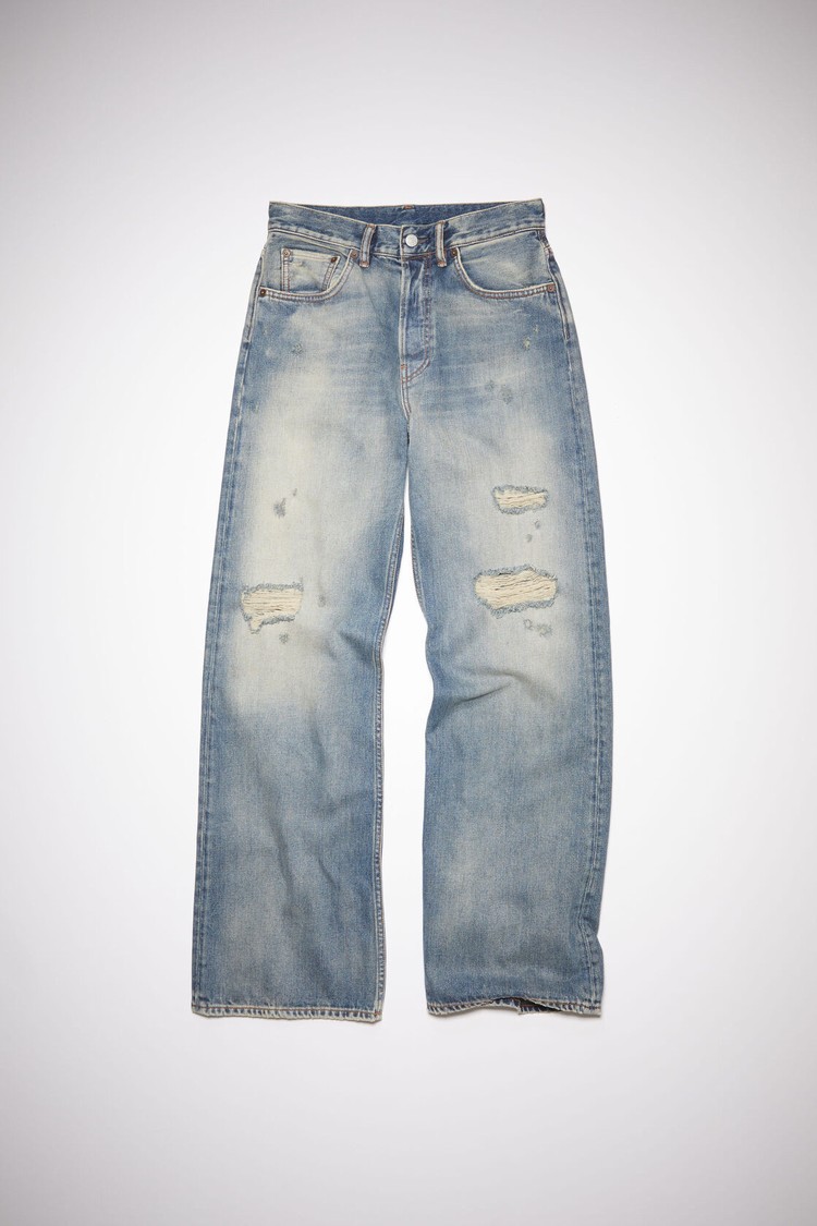 Blue Acne Studios Loose Fit - 2021 Women's Jeans | TGJI-24016