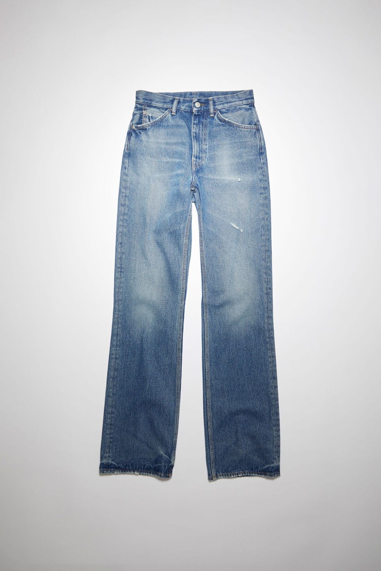 Blue Acne Studios Regular Fit - 1977 Women's Jeans | GDTB-05928