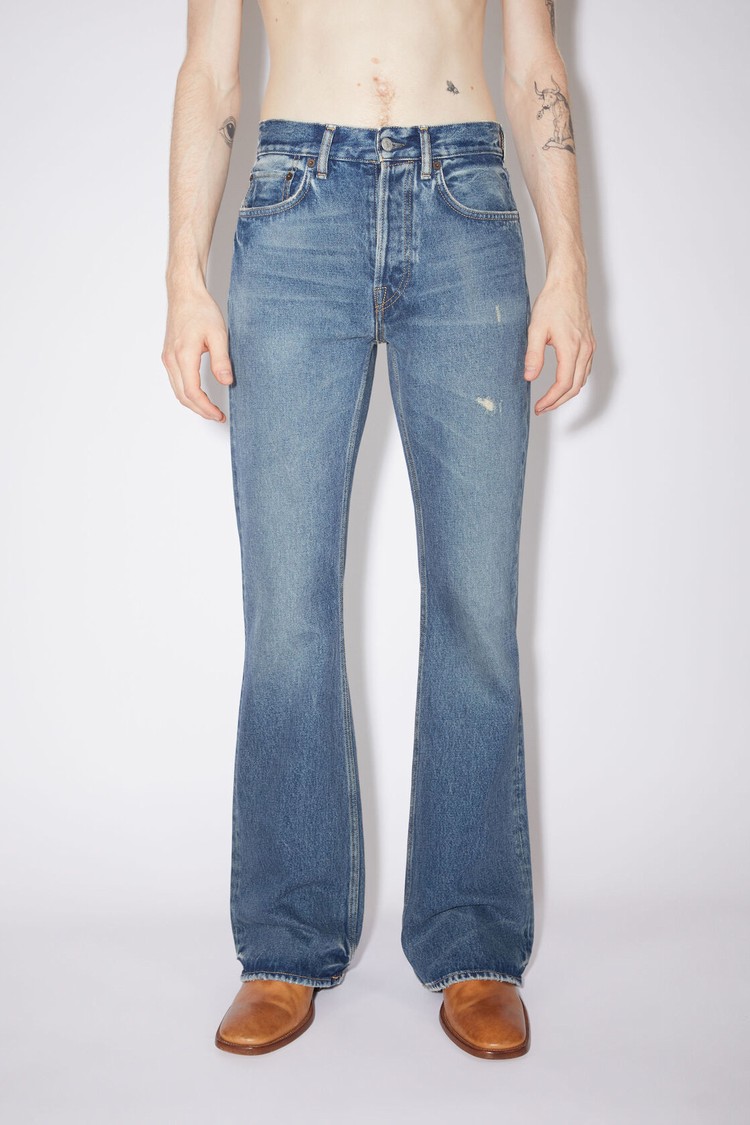 Blue Acne Studios Regular Fit - 1992 Men\'s Jeans | AGCT-35247