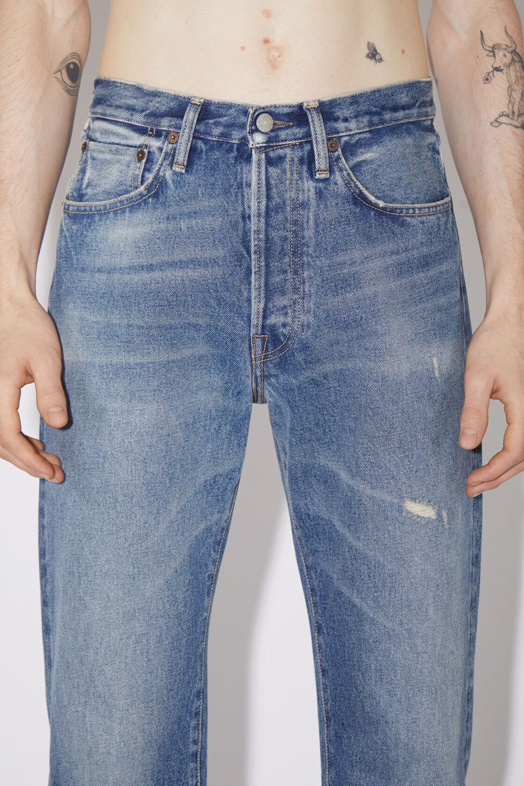 Blue Acne Studios Relaxed Fit - 2003 Men's Jeans | TFJM-38509