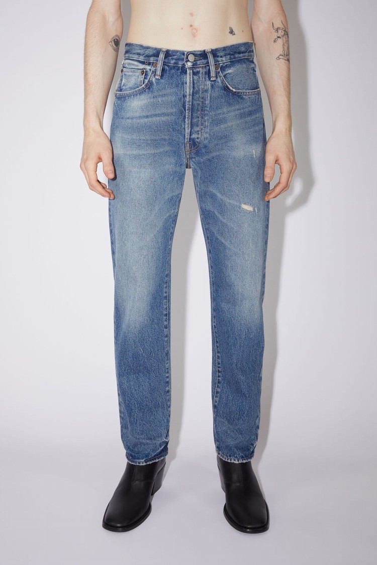 Blue Acne Studios Relaxed Fit - 2003 Men\'s Jeans | TFJM-38509