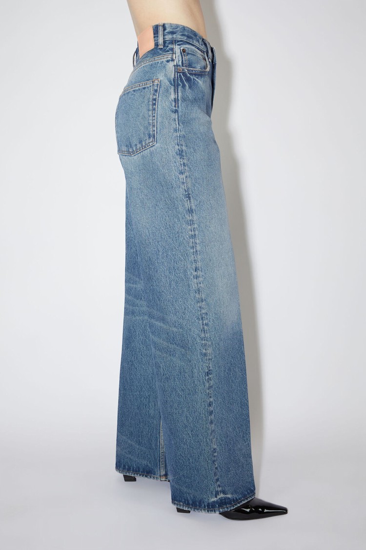 Blue Acne Studios Relaxed Fit - 2022 Women's Jeans | ALDU-50791