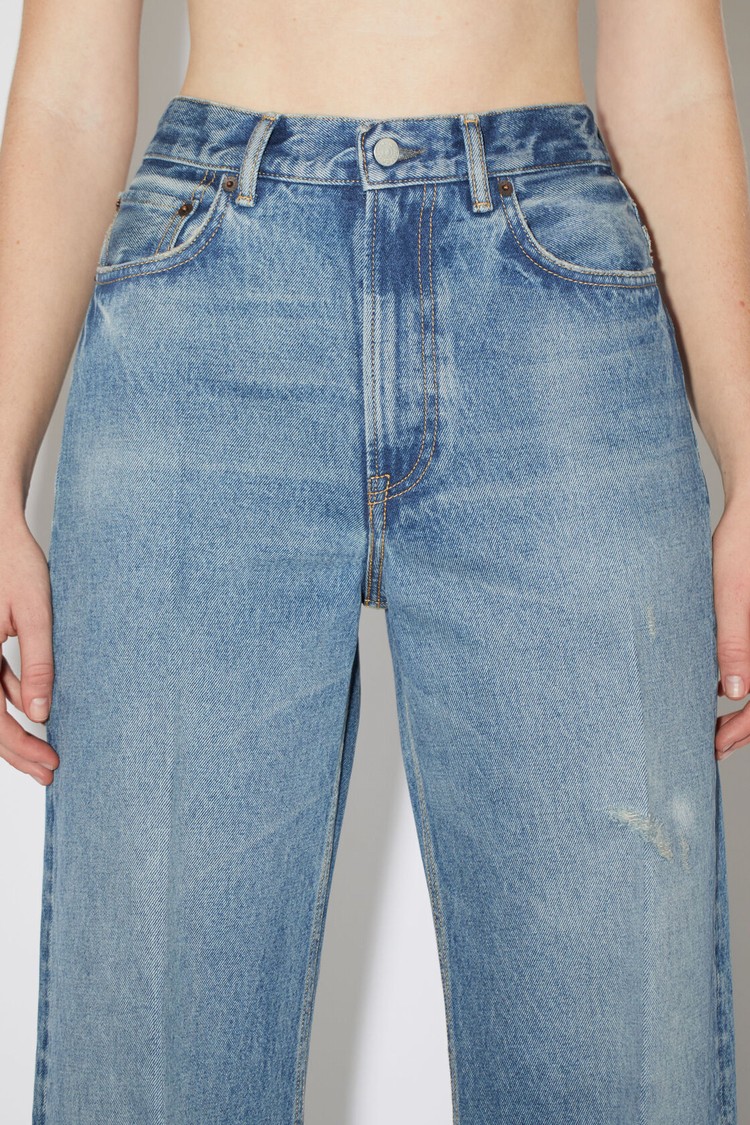 Blue Acne Studios Relaxed Fit - 2022 Women's Jeans | ALDU-50791