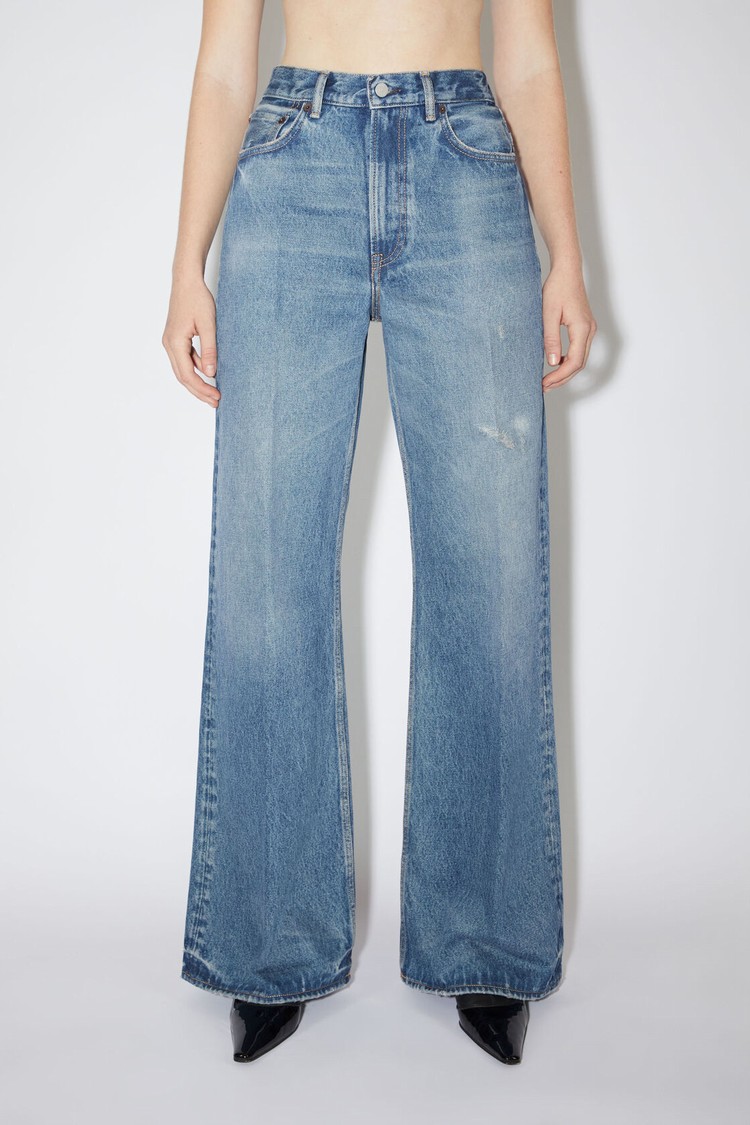 Blue Acne Studios Relaxed Fit - 2022 Women\'s Jeans | ALDU-50791