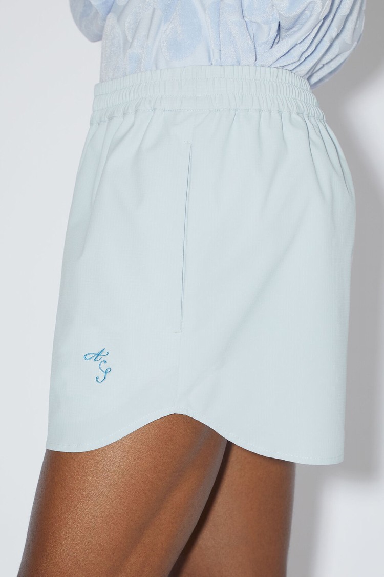 Blue Acne Studios Ripstop Swim Men's Shorts | AEZB-12865