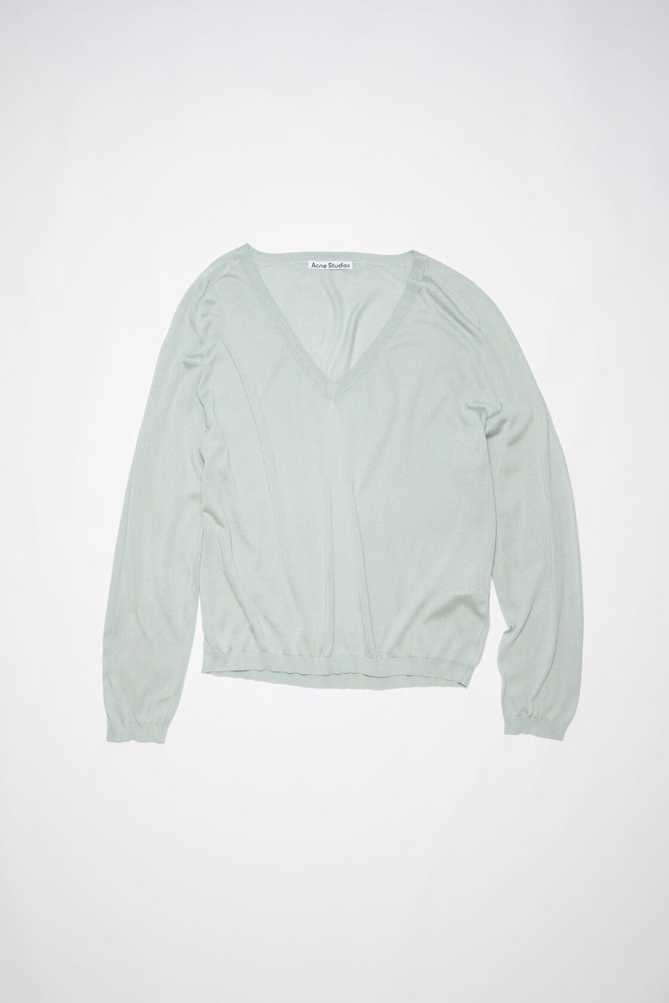 Blue Acne Studios Silk Jumper Women's Knitwear | VGJA-04318