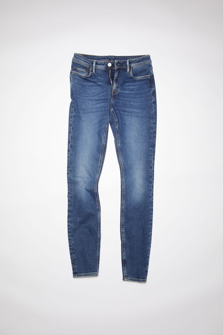 Blue Acne Studios Skinny Fit - Climb Women's Jeans | YUQV-02137