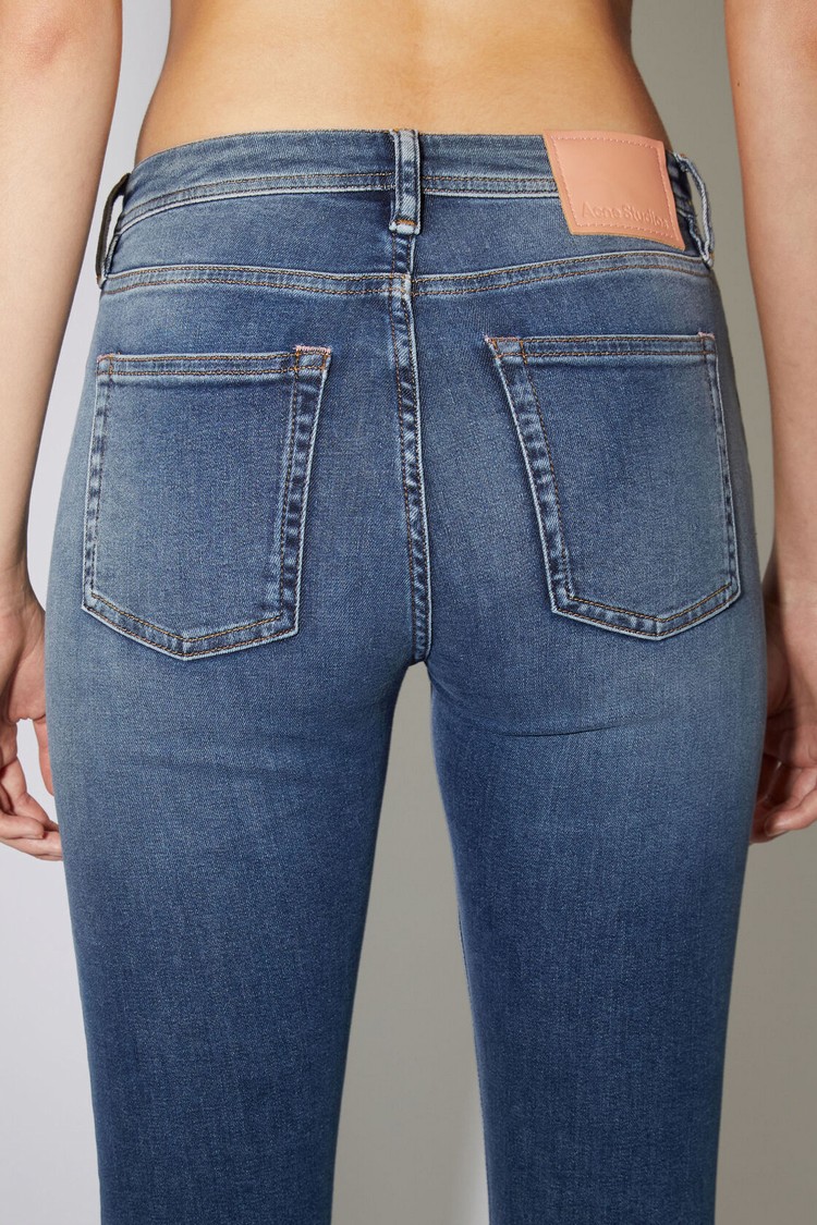 Blue Acne Studios Skinny Fit - Climb Women's Jeans | YUQV-02137