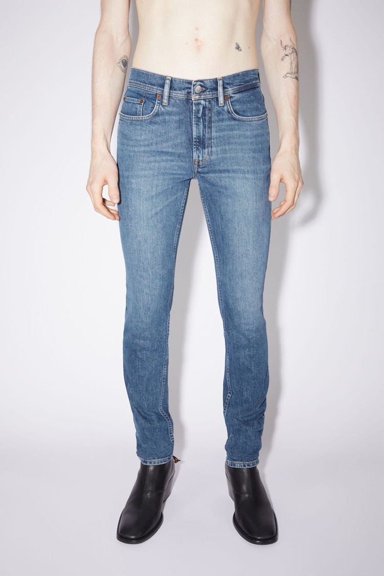 Blue Acne Studios Skinny Fit - North Men\'s Jeans | KHNW-97308