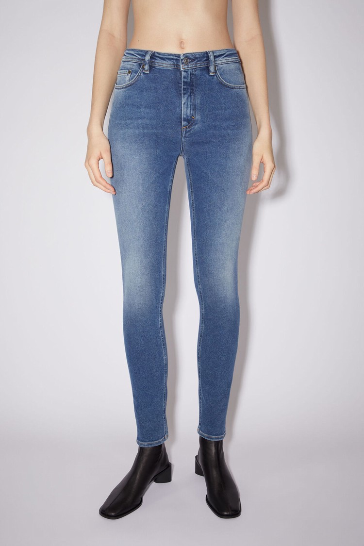 Blue Acne Studios Skinny Fit - Peg Women\'s Jeans | HMJF-89506