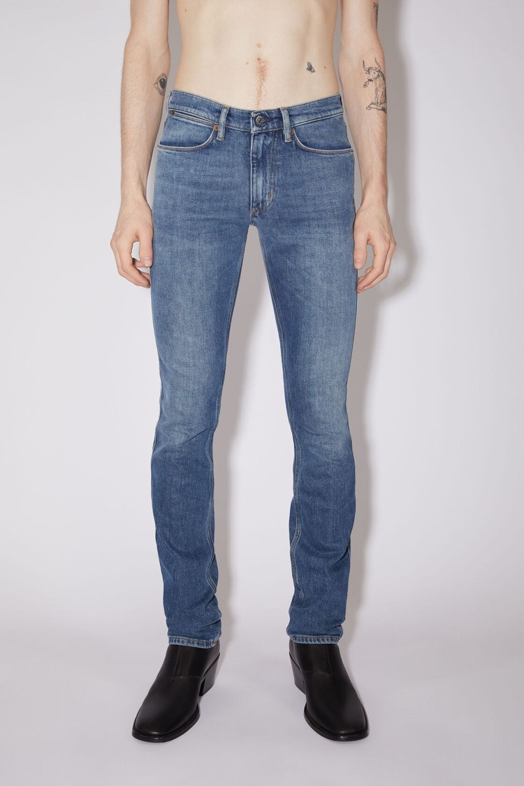 Blue Acne Studios Slim Fit - Max Men\'s Jeans | HZPA-20491