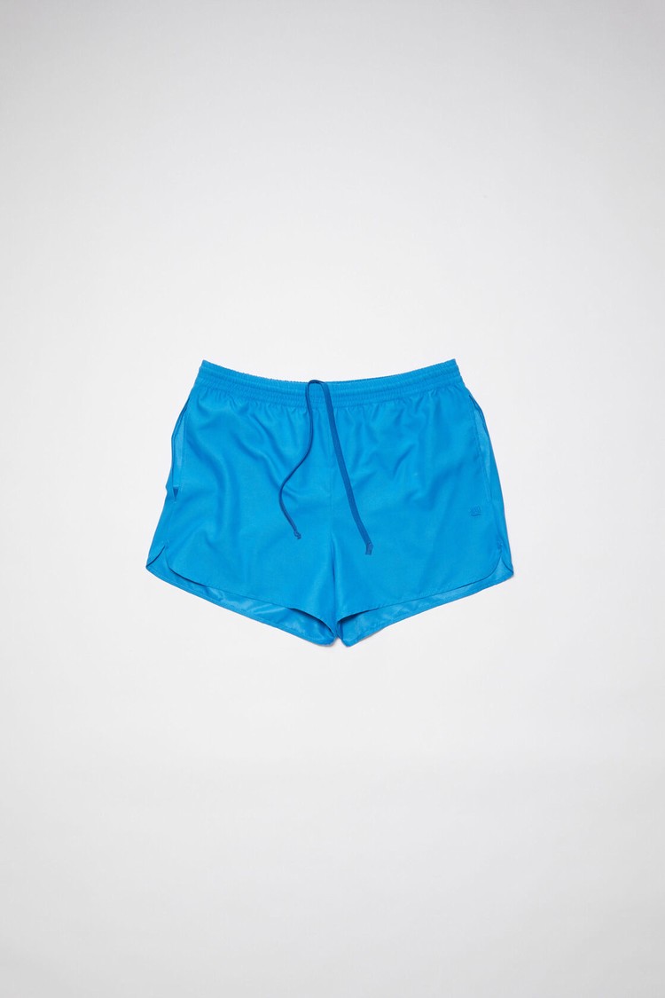 Blue Acne Studios Swim Water-reactive Logo Men's Shorts | DKYB-29184