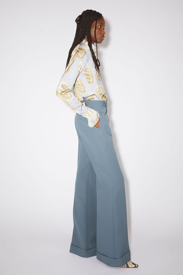 Blue Acne Studios Tailored Women's Trousers | VLHY-57604