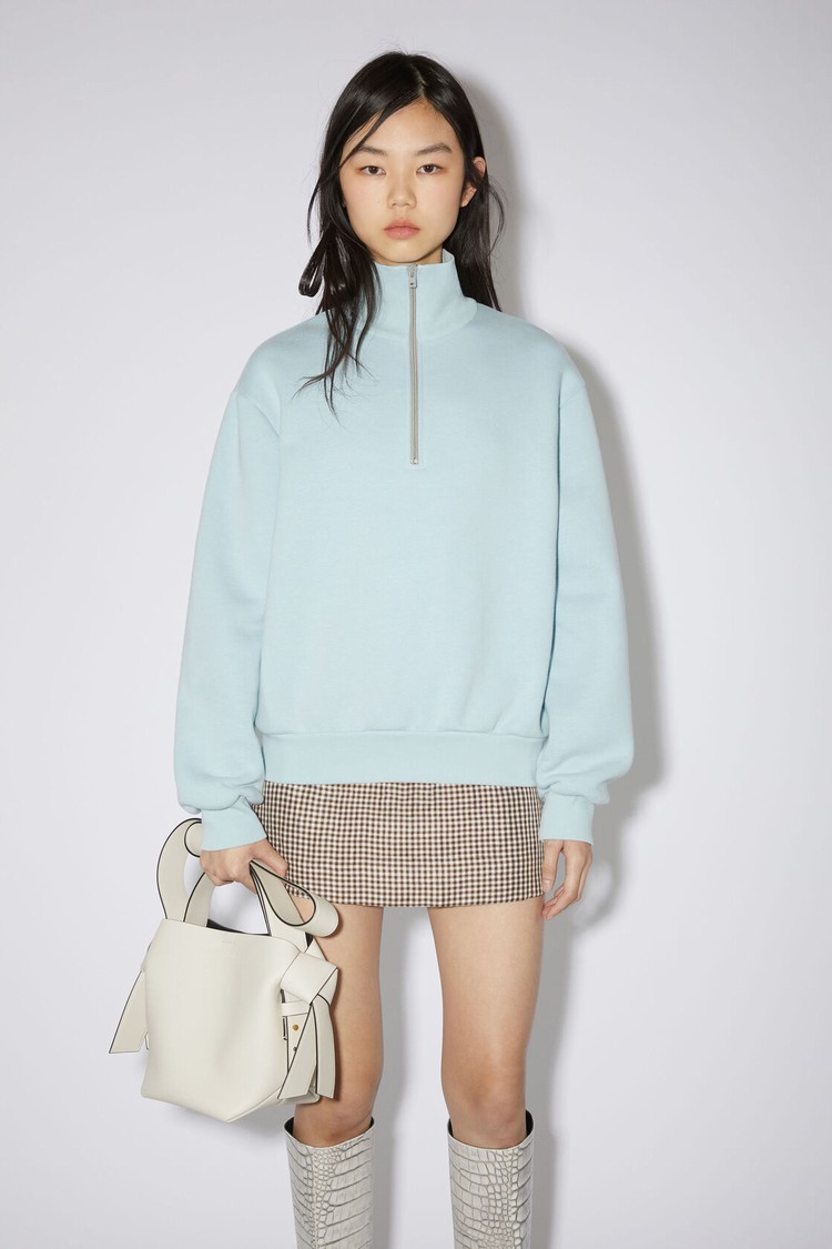 Blue Acne Studios Zippered Women\'s Sweatshirts | AFXG-20981