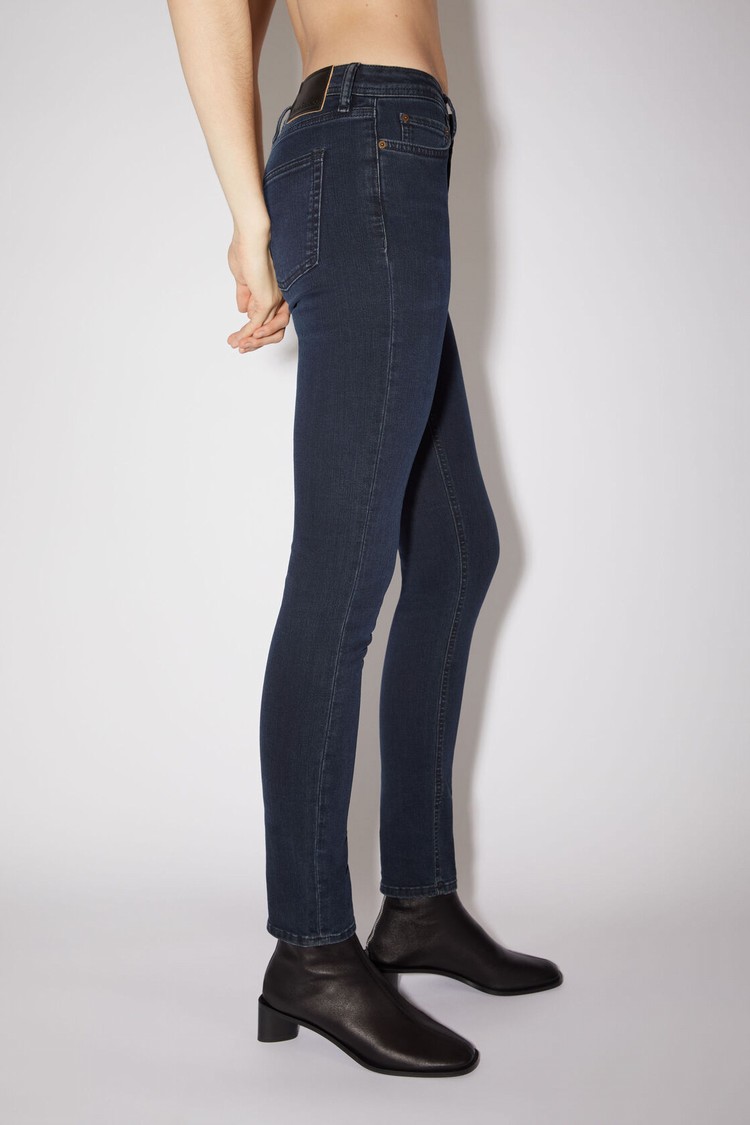 Blue / Black Acne Studios Skinny Fit - Climb Women's Jeans | DION-34751