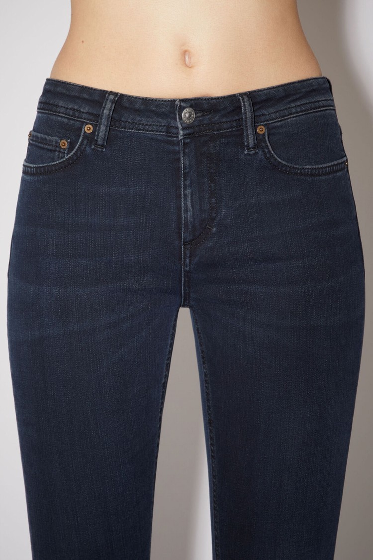 Blue / Black Acne Studios Skinny Fit - Climb Women's Jeans | DION-34751