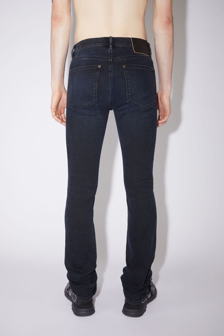 Blue / Black Acne Studios Slim Fit - Max Men's Jeans | ZHAF-97143