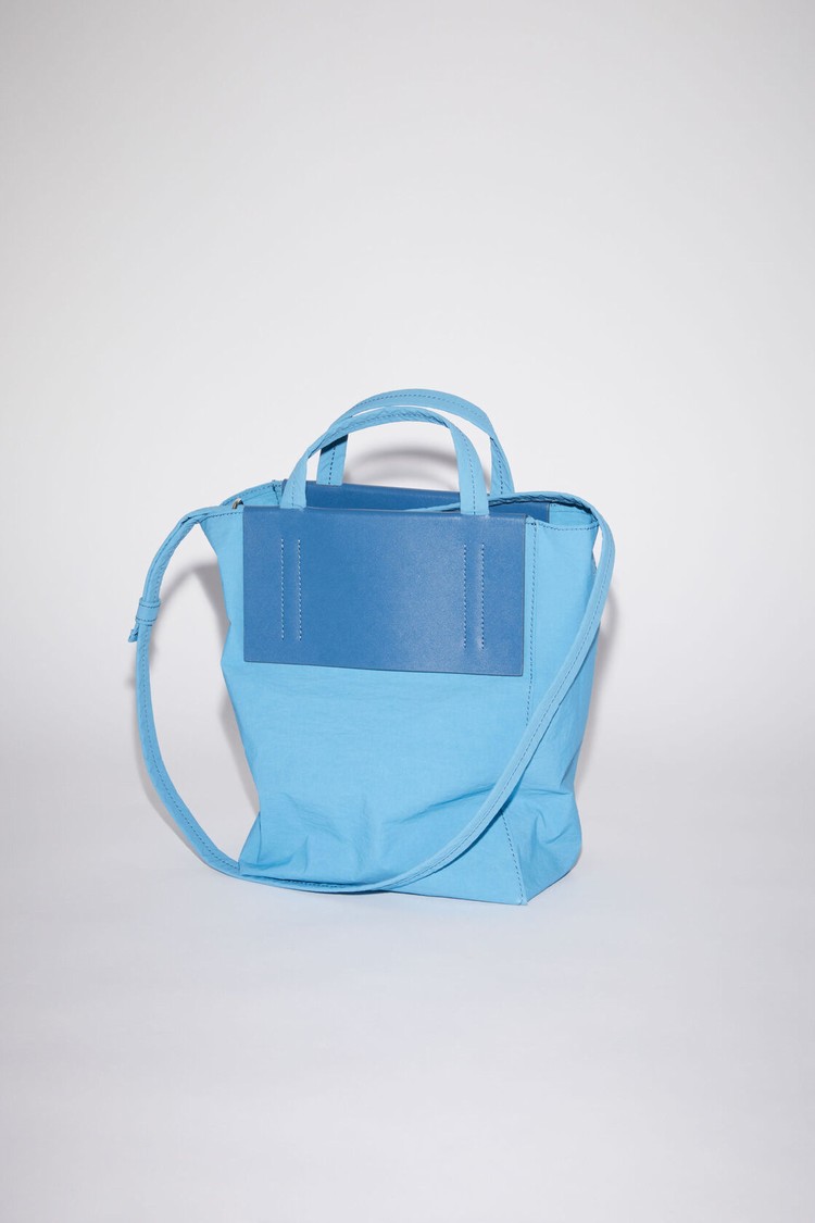 Blue / Blue Acne Studios Papery Nylon Tote Bag | BLCS-20987