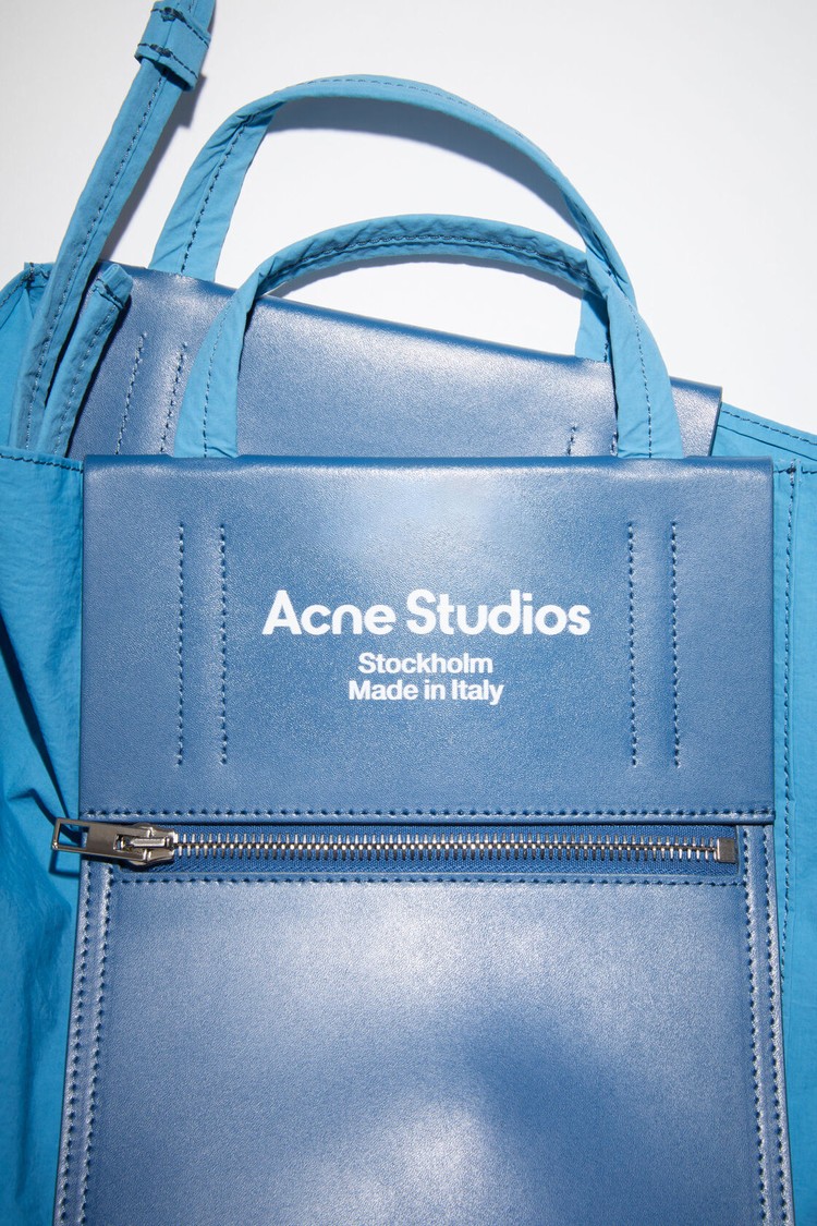 Blue / Blue Acne Studios Papery Nylon Tote Bag | BLCS-20987