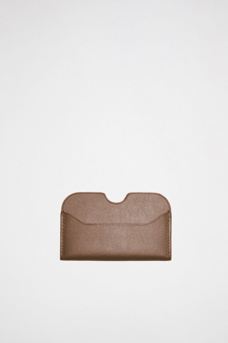 Brown Acne Studios Card Holder Card Case | DQRI-36709