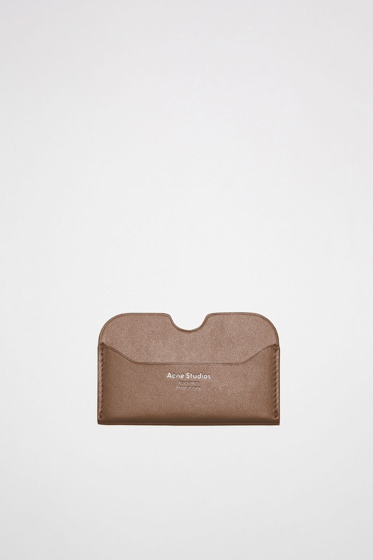 Brown Acne Studios Card Holder Card Case | DQRI-36709