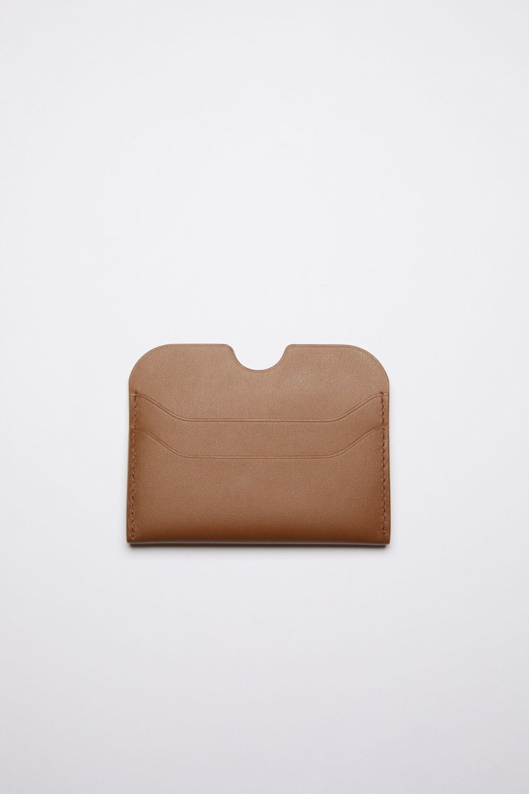 Brown Acne Studios Card Holder Card Case | MQYA-94310