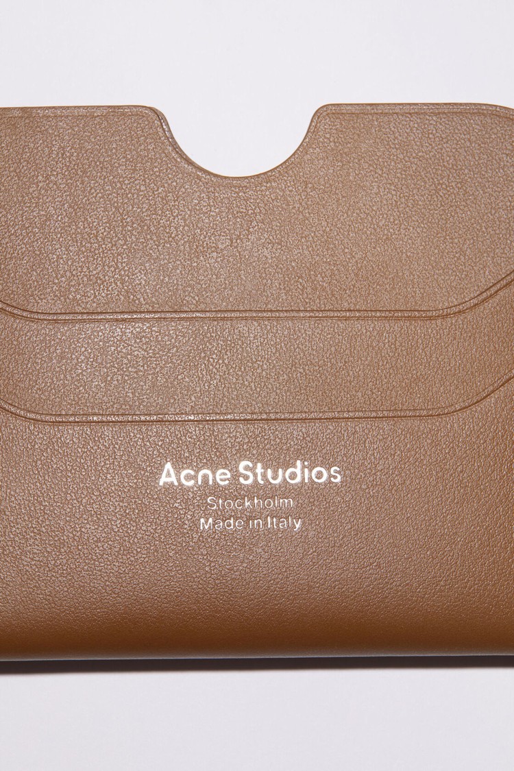 Brown Acne Studios Card Holder Card Case | MQYA-94310