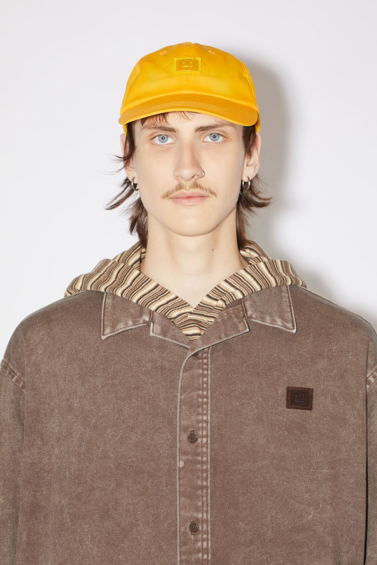 Brown Acne Studios Face Patch Men's Jackets | MBVW-90167