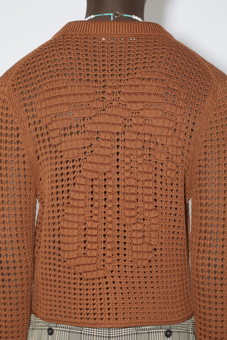 Brown Acne Studios Knitted Men's Cardigan | WOFZ-09137