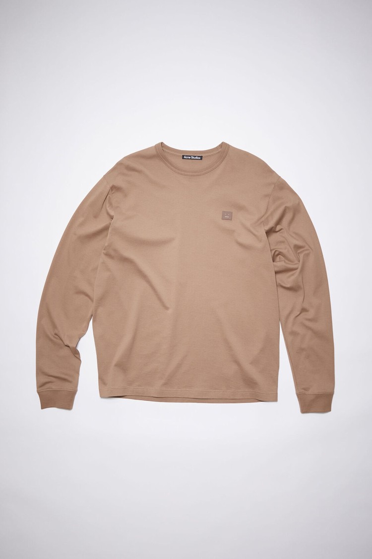 Brown Acne Studios Long Sleeve Men's T Shirts | SPRI-04983