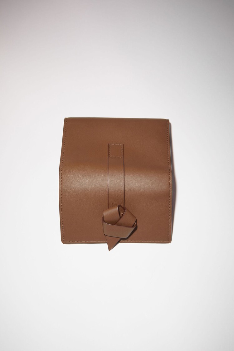 Brown Acne Studios Musubi Folded Wallet | HTIZ-60952