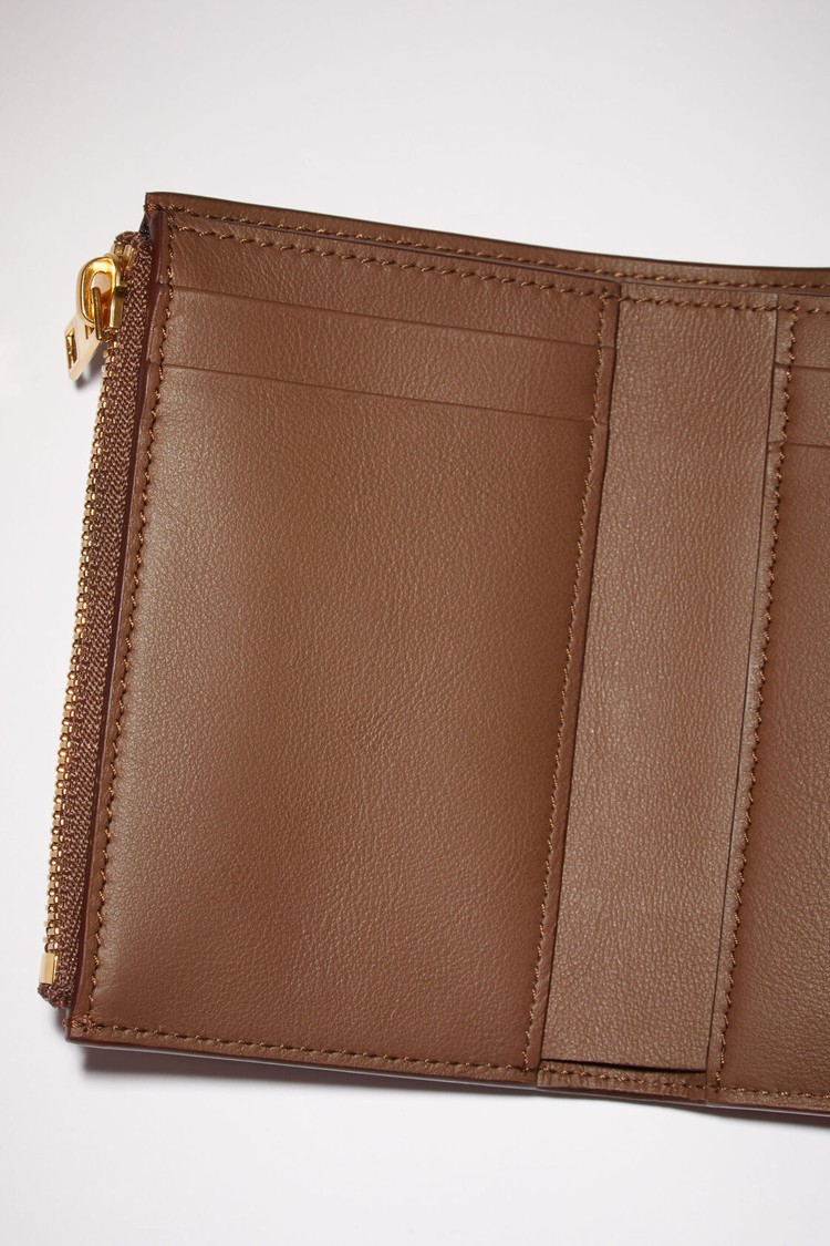 Brown Acne Studios Musubi Folded Wallet | HTIZ-60952