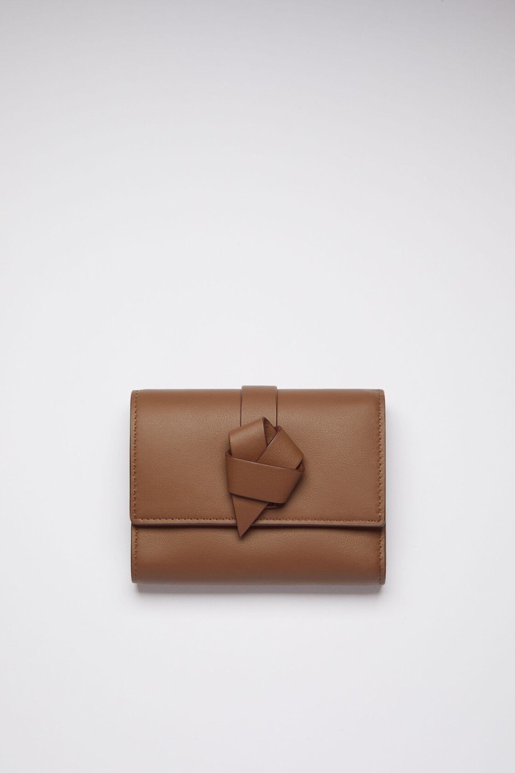 Brown Acne Studios Musubi Folded Wallet | HTIZ-60952