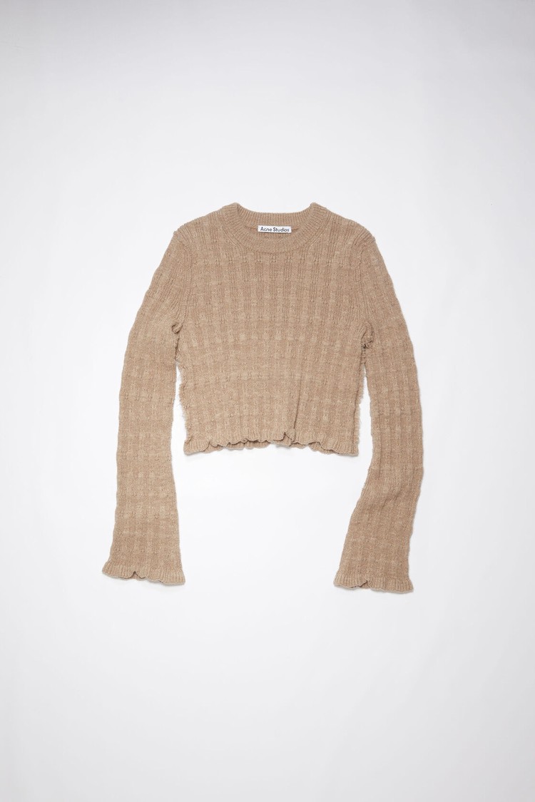 Brown Acne Studios Wool Blend Jumper Women's Knitwear | UKDI-15743